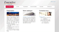 Desktop Screenshot of fournitec.fr